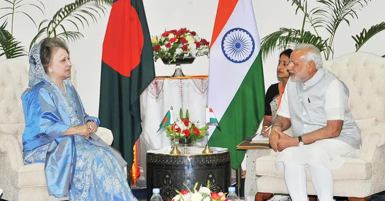 খালেদা জিয়ার সঙ্গে নরেন্দ্র মোদির সাক্ষাৎ